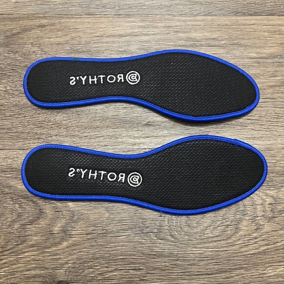 Rothy's Captoe Black White Buffalo Plaid Slip On Flats Shoes Retired Size 10.5 - Picture 13 of 13